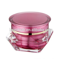 3ml 5ml 15ml 30ml 50ml Diamond Acrylic Cosmetic Cream Jar Wholesale Acrylic Jar With Screw Cap